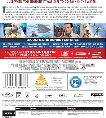Jaws 2 4K UHD- 4K UHD LE