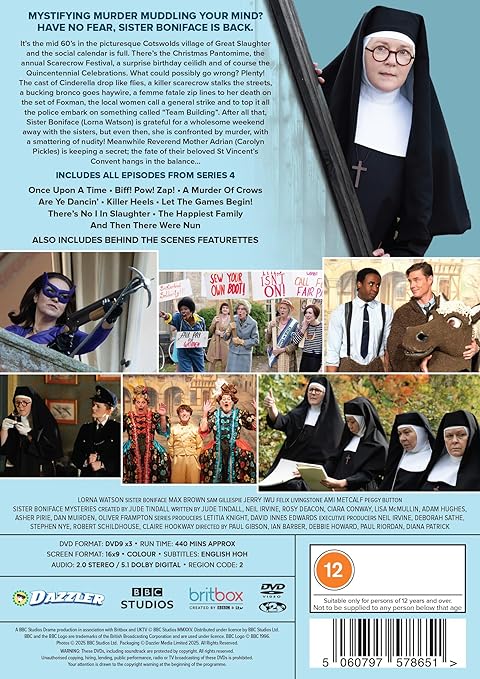 The Sister Boniface Mysteries: Series 4 DVD - PRE-ORDER-10-NOVEMBER-2025