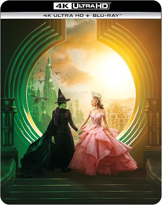 Wicked 4K UHD & Blu-Ray Limited Edition Steelbook & Artcards - PRE-ORDER-10-NOVEMBER-2025