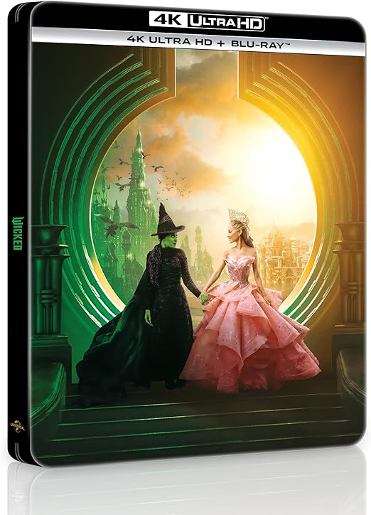 Wicked 4K UHD & Blu-Ray Limited Edition Steelbook & Artcards - PRE-ORDER-10-NOVEMBER-2025