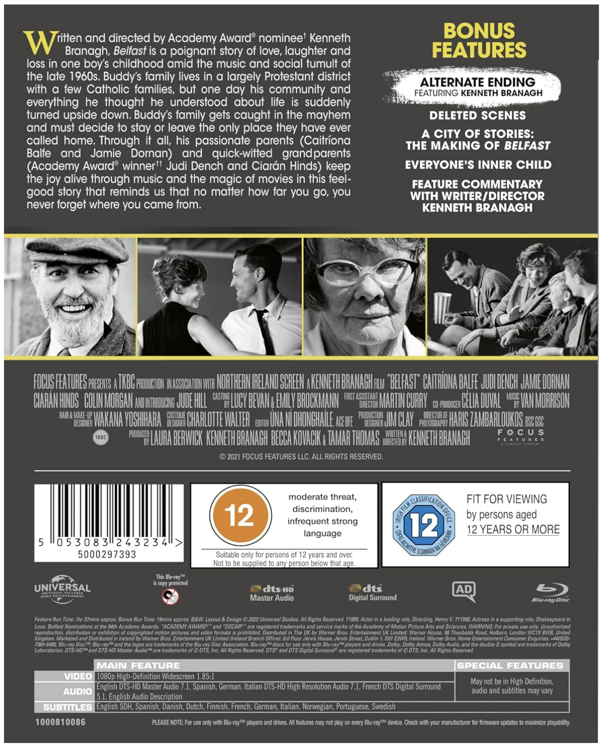 Belfast - Blu-ray