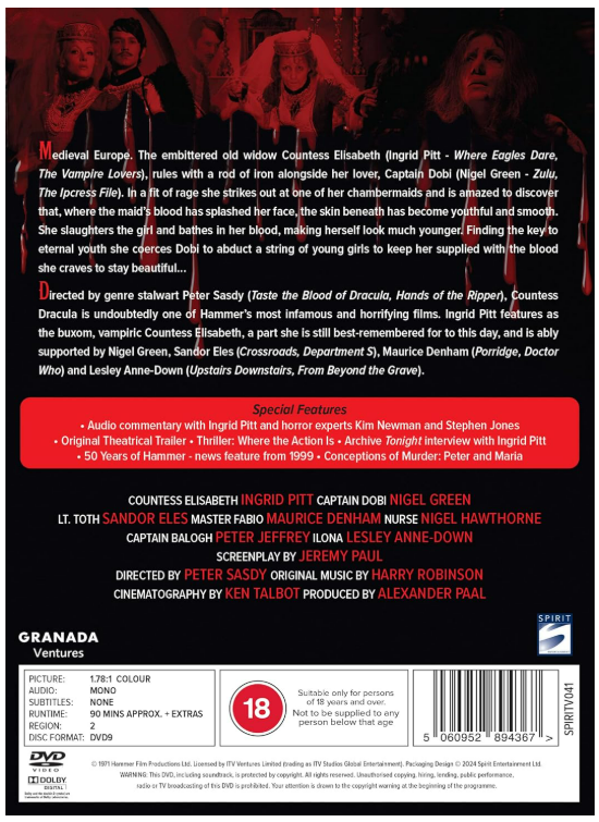 Countess Dracula - DVD