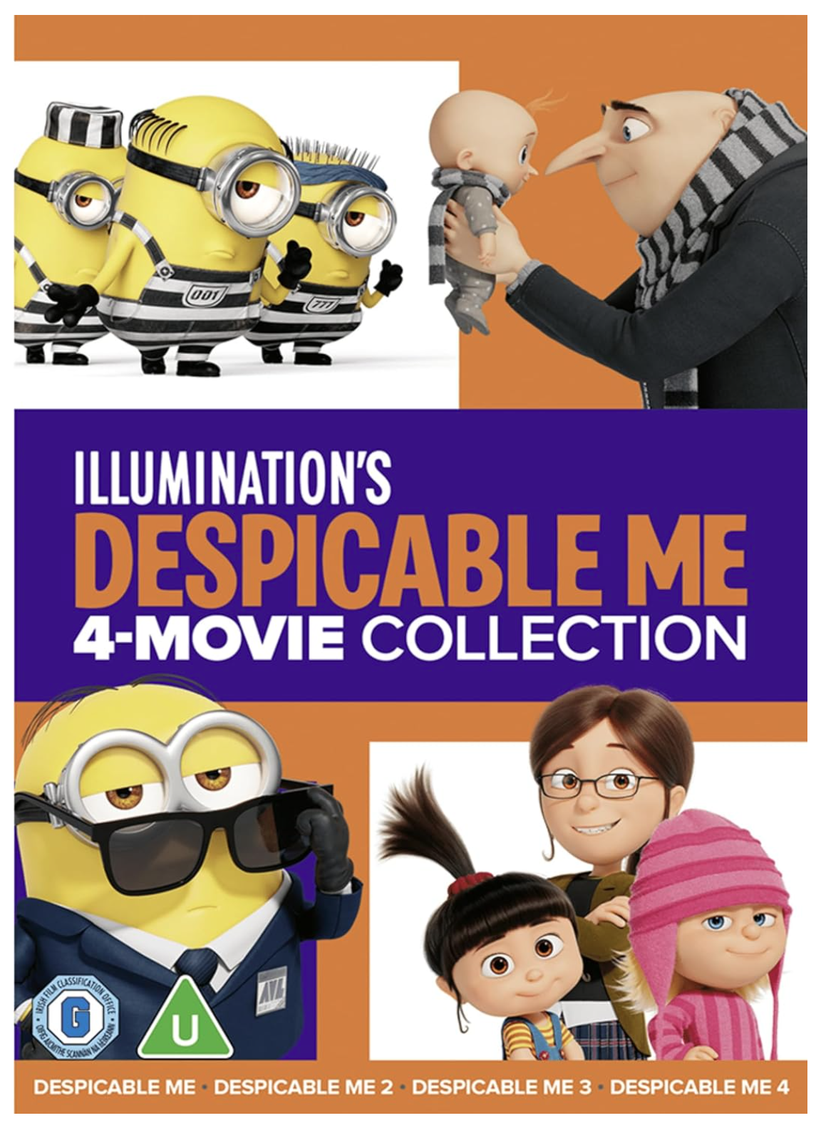 Despicable Me 1-4 - DVD