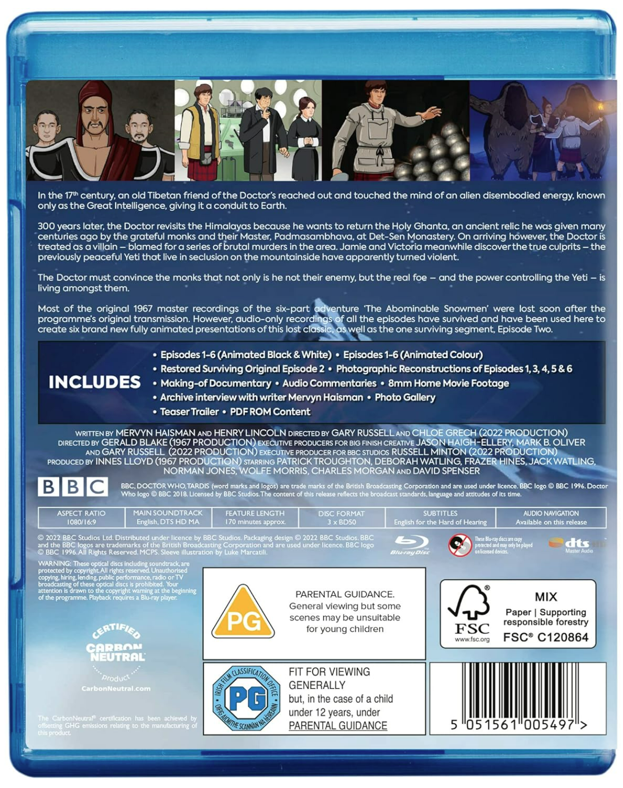 Doctor Who - The Abominable Snowmen - Blu-ray