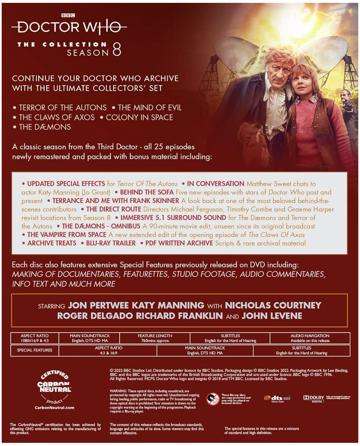 Doctor Who The Collection Season 8 - Blu-ray