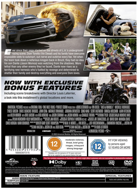 FAST X - DVD