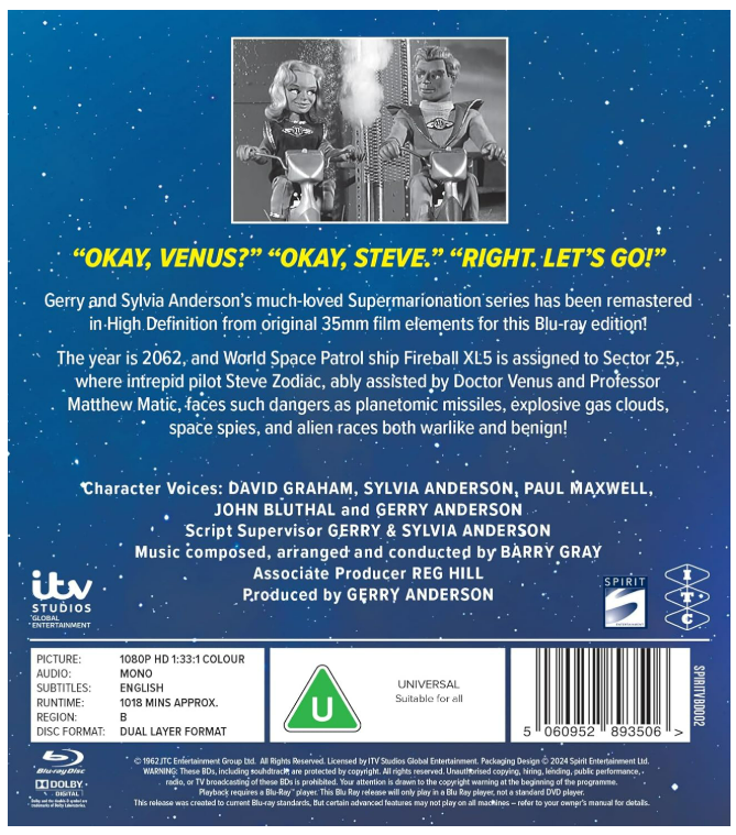 Fireball XL5: The Complete Series - Blu-ray