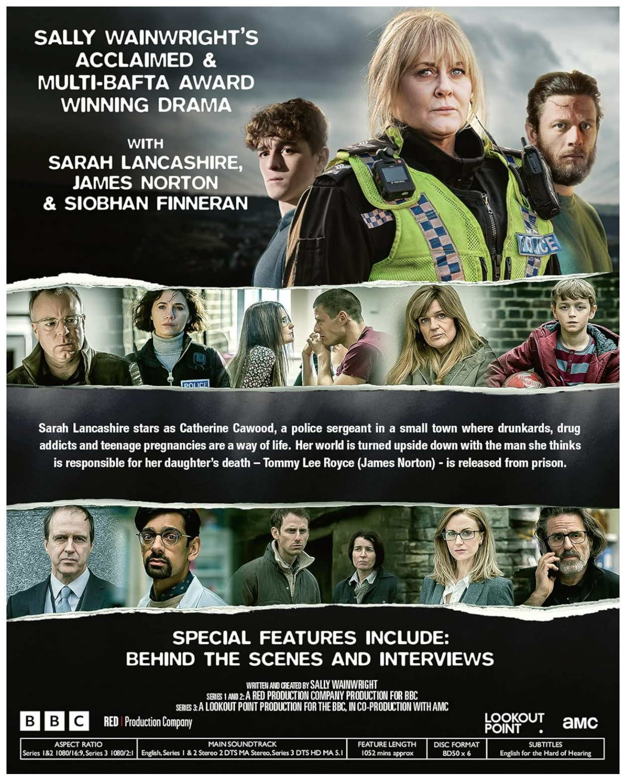 Happy Valley The Complete Series 1-3 - Blu-ray