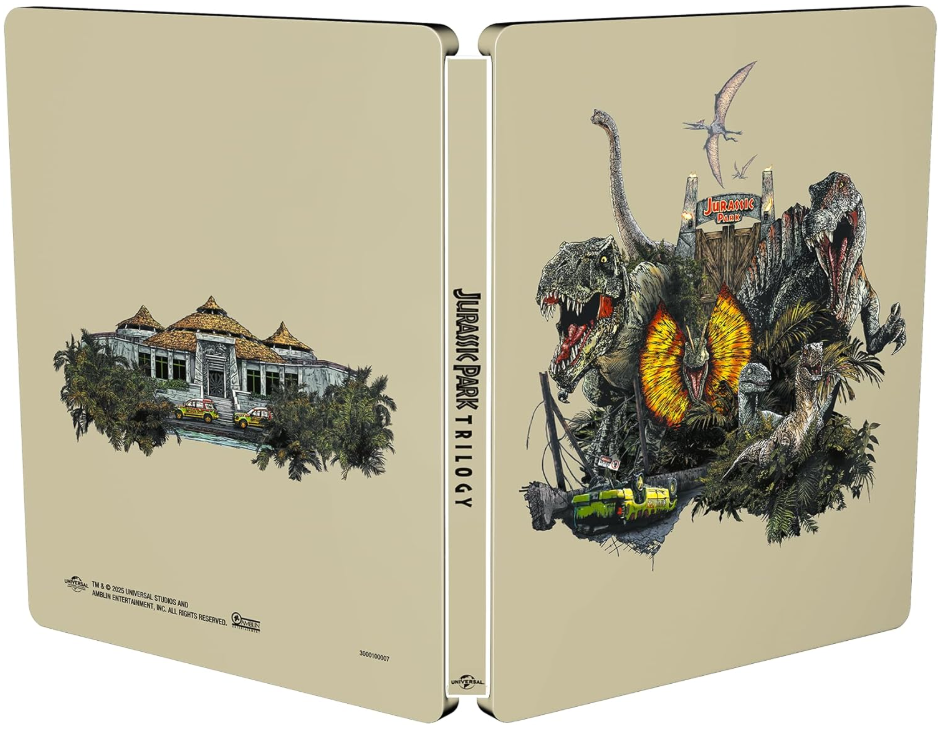 Jurassic Park Trilogy - 4K UHD Limited Edition Steelbook