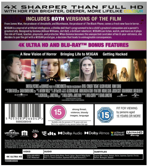 M3GAN - 4K Ultra HD