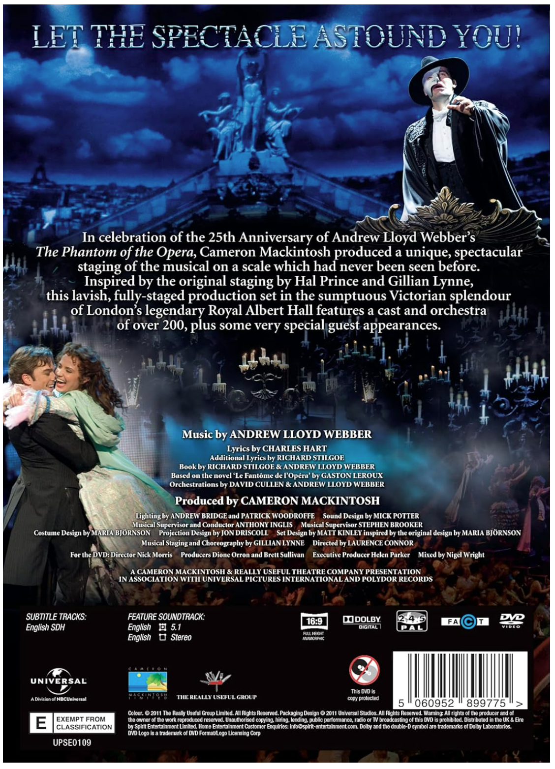 The Phantom of the Opera at the Royal Albert Hall - DVD