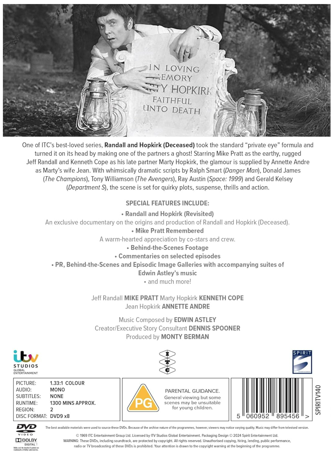 Randall and Hopkirk Deceased: The Complete Series - DVD