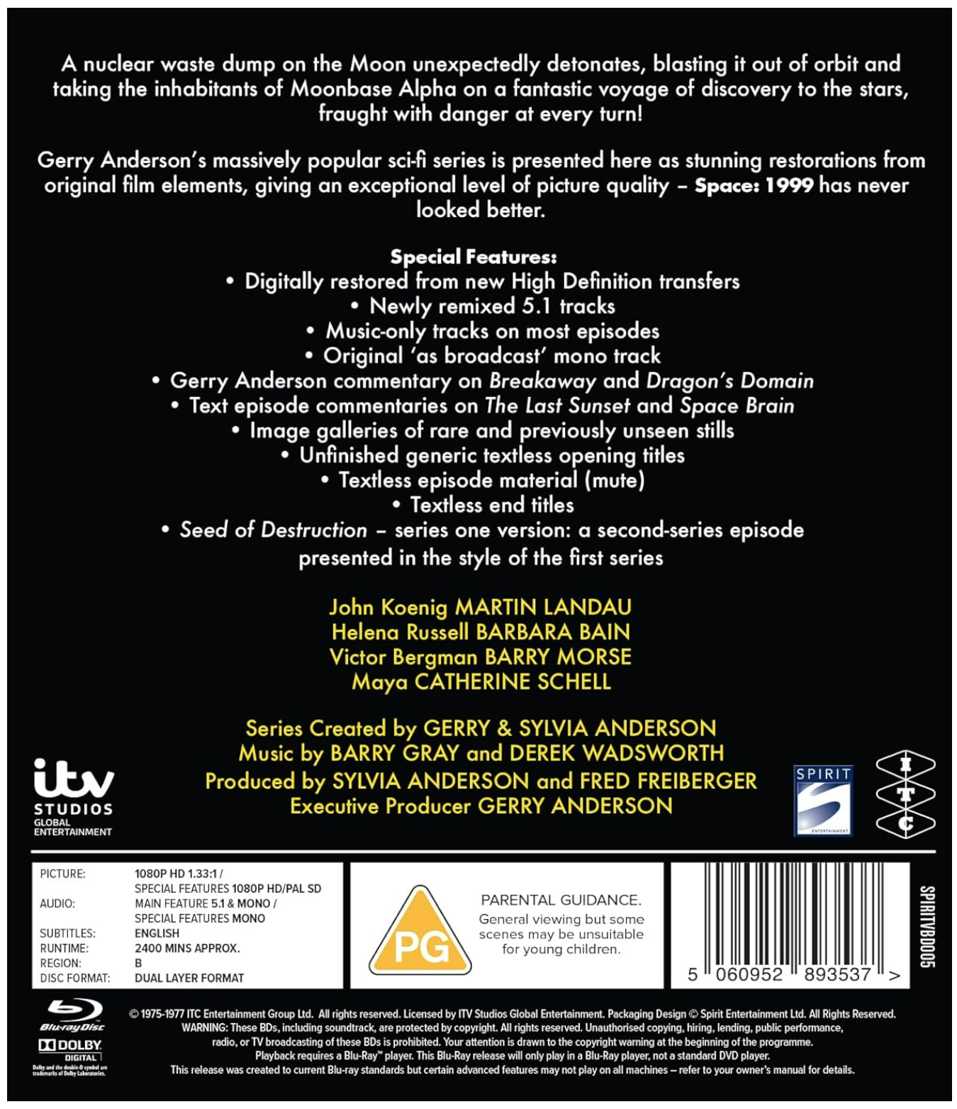Space 1999: The Complete Series - Blu-ray