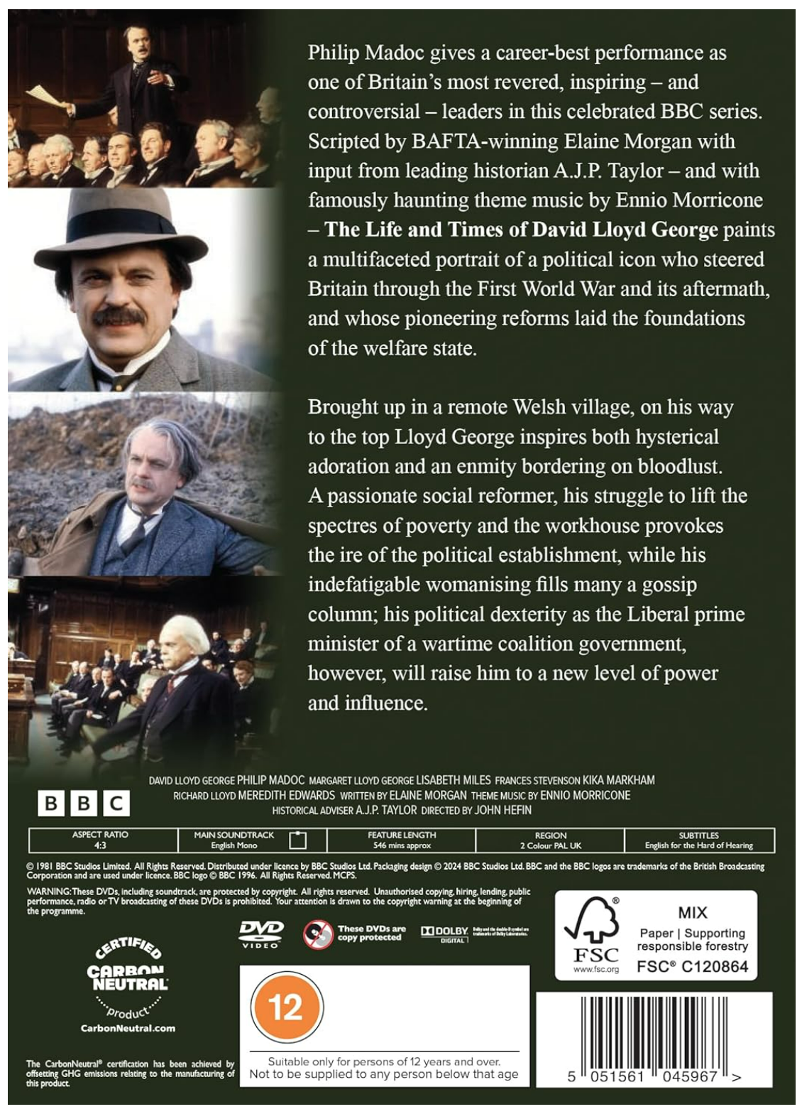 The Life and Times of David Lloyd George - DVD