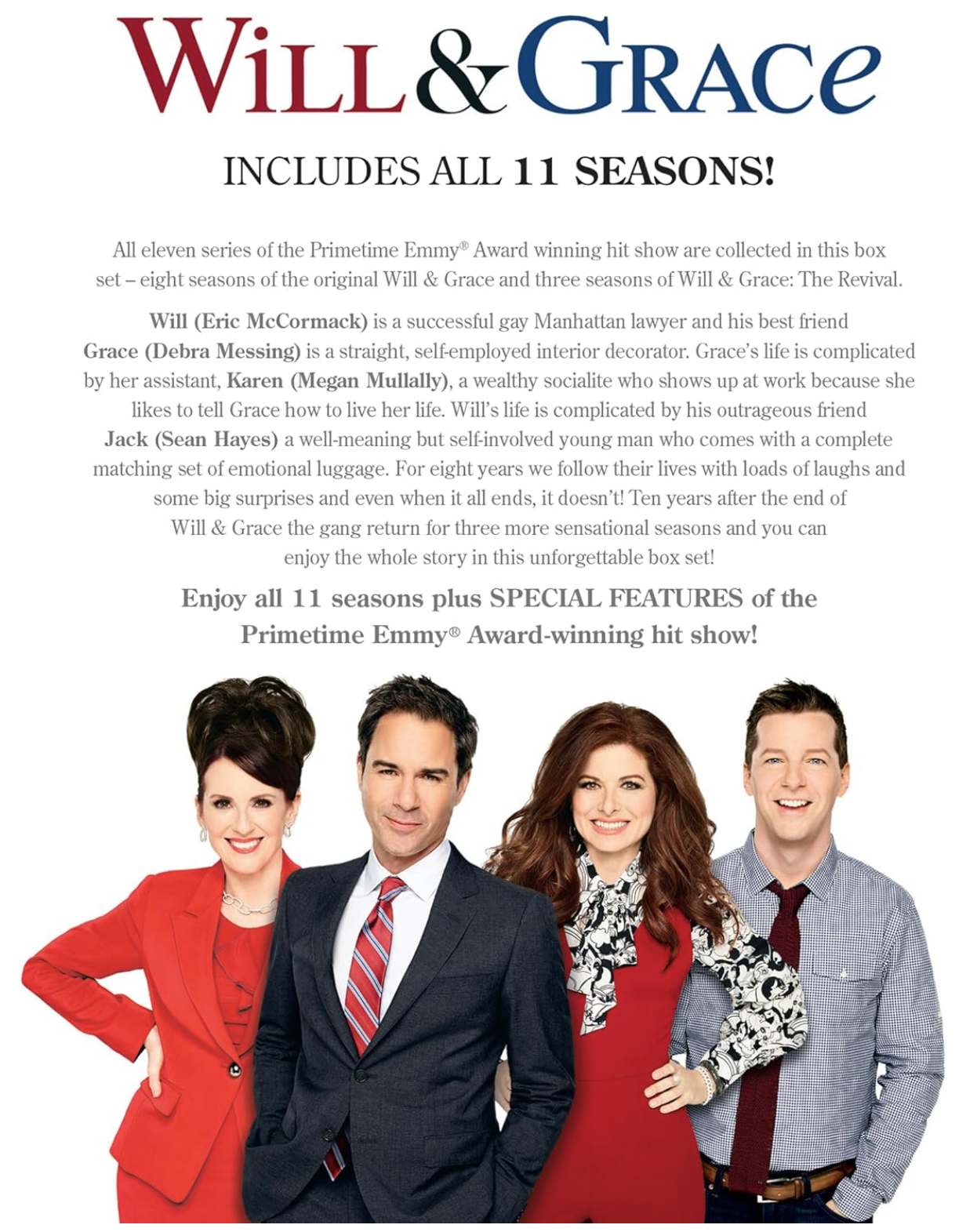 Will & Grace: Complete Seasons 1-11 - DVD