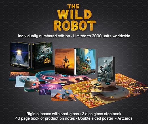 Wild Robot Ultimate Collector’s Edition UHD & Blu-Ray Steelbook - PRE-ORDER-03-November-2025