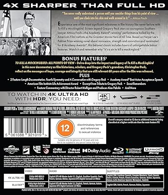 To Kill a Mockingbird [4K Ultra HD & Blu-Ray]