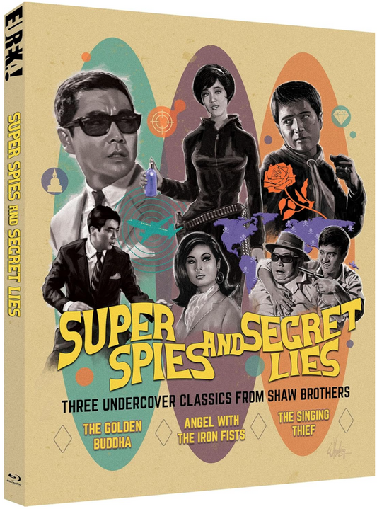 SUPER SPIES AND SECRET LIES: Three Undercover Classics from Shaw Brothers (Eureka Classics) Limited Edition Two-disc Blu-ray